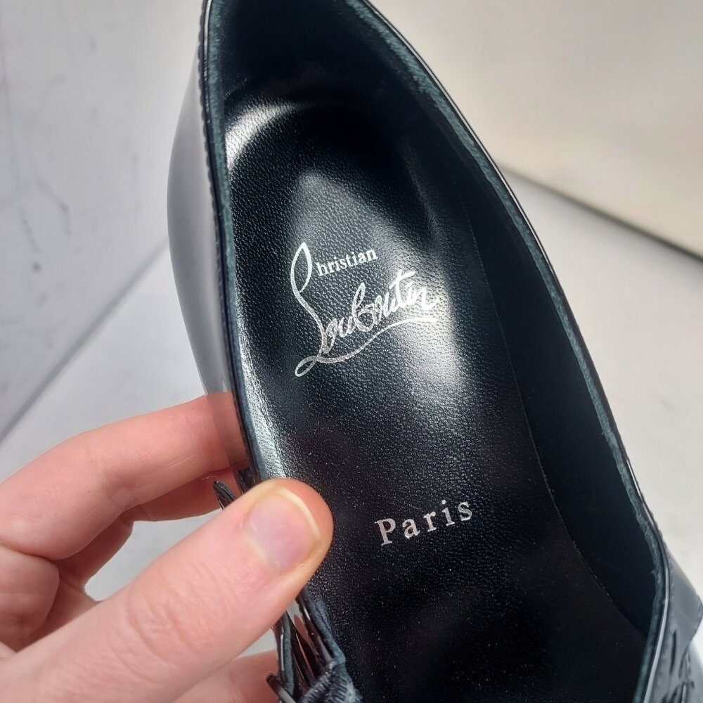 Christian Louboutin Black Sweet Jane Ballerina Flat Shoe - Picture 5 of 11